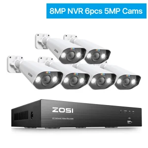 ZOSI 8CH POE Video Surveillance Kit