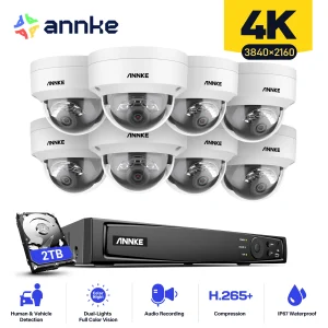 ANNKE 4K 8CH POE Network Video Surveillance